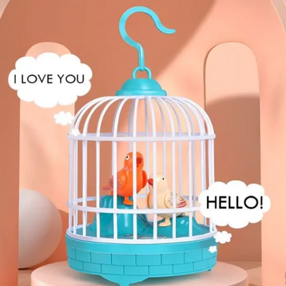 Musical light Bird cage with 2 birds beautiful toy for children's