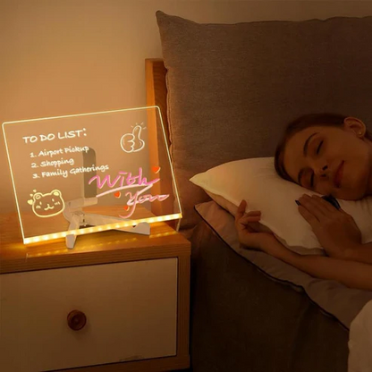 DIY Glowing Writing Board Fun and Creative for Kids