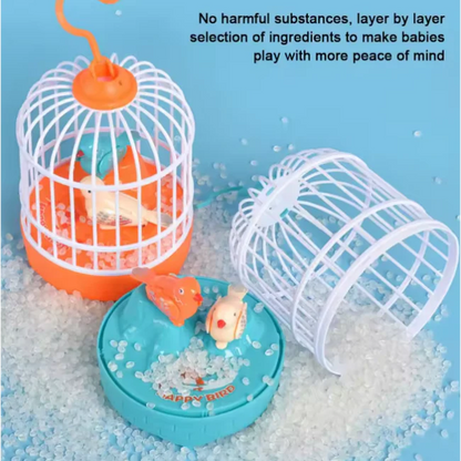 Musical light Bird cage with 2 birds beautiful toy for children's