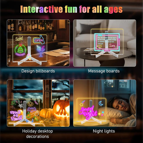 DIY Glowing Writing Board Fun and Creative for Kids