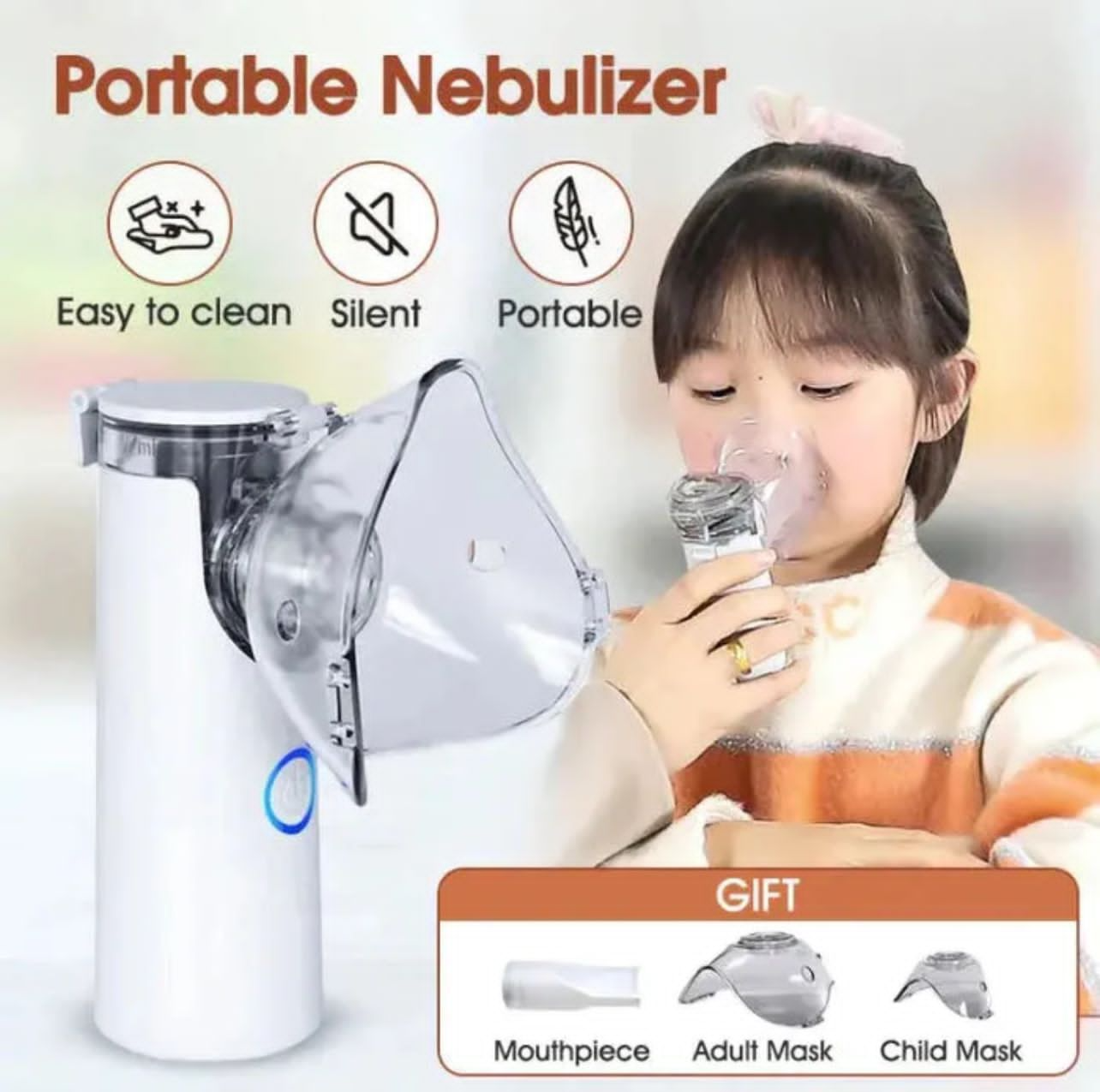 Rechargeable Portable Mesh Nebulizer
